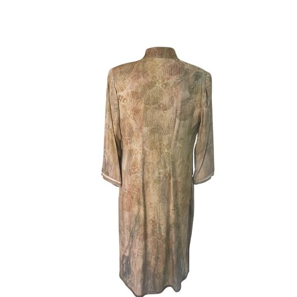 Jordan Vintage Womens Pants Top Duster Set Size Medium Gold Art To Wear - Picture 2 of 8